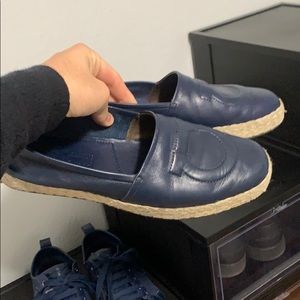 Blue Salvatore Ferragamo espadrilles for sale!